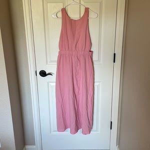 NEW WITH TAGS pink midi dress SIZE S